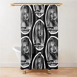 Lindsay Lohan God Shower Curtain