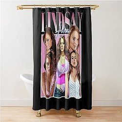 Lindsay Lohan Duschvorhang
