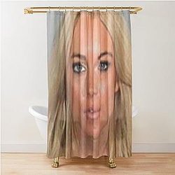 Lindsay Lohan Becherhot Duschvorhang 2007