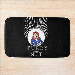 Lindsay Lohan Furry NFT Bath Mat