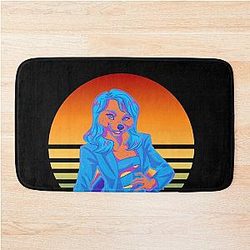Lindsay Lohan's Furry NFT fursona - the Lindsay lohan Furry tweet Bath Mat