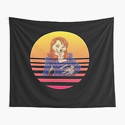 Lindsay Lohan Furry NFT Fursona Tweet Tapestry