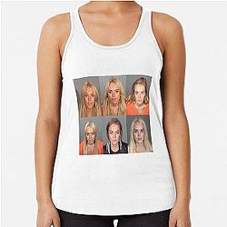 Lindsay Lohan Mugshot Funny Tank Top