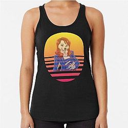 Lindsay Lohan Furry NFT fursona - The Lindsay Lohan Furry Tweet Racerback Tank Top
