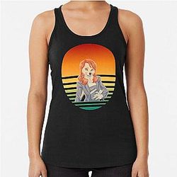 Lindsay Lohan Furry NFT Fursona Racerback Tank Top