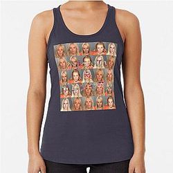 Lindsay Lohan Kawaii Racerback Tank Top