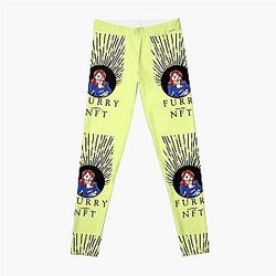 Fursona Lindsay Lohan Furry NFT The Lindsay Lohan Furry Tweet Leggings