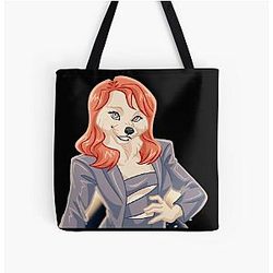 Fursona Lindsay Lohan Furry NFT The Lindsay Lohan Furry Tweet All Over Print Tote Bag