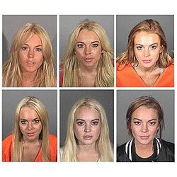 Conversation Prints Lindsay Lohan Mug Shots GLOSSY POSTER PICTURE PHOTO funny red head
