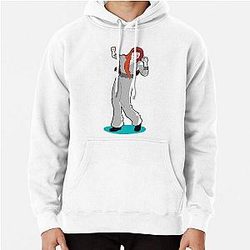 Lindsay Lohan in Mykonos Beach House Pullover Hoodie