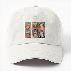Lindsay Lohan Mugshots Dad's Hat