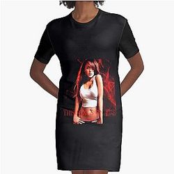 Lindsay Lohan - Bobby T-Shirt Dress