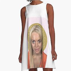 Lindsay Lohan Bechershot Kleid