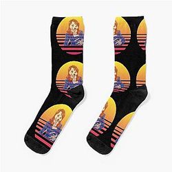 Lindsay Lohan Furry Socks