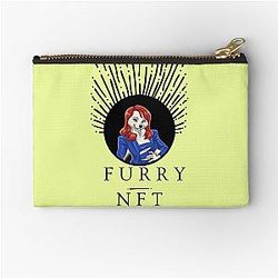 Fursona Lindsay Lohan NFT the Lindsay Lohan Furry Zipper Pouch