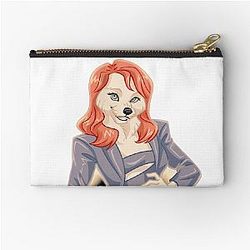 Fursona Lindsay Lohan Furry NFT the Lindsay Lohan Furry Zipper Pouch