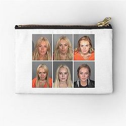 Lindsay Lohan Mugshot Pouch