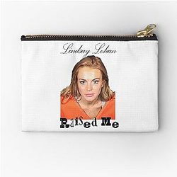 Lindsay Lohan Raised Me Design Reißverschlusstasche