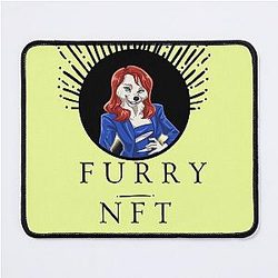 Fursona Lindsay Lohan Furry NFT The Lindsay Lohan Furry Tweet Mouse Pad