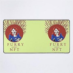 Lindsay Lohan Furry NFT the Lindsay Lohan Furry Desk Mat
