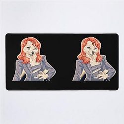 Fursona Lindsay Lohan Furry NFT Desk Mat