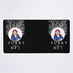 Fursona Lindsay Lohan Furry NFT Desk Mat