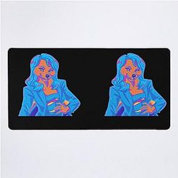 Lindsay Lohan Furry NFT Fursona The Lindsay Lohan Furry Tweet Desk Mat
