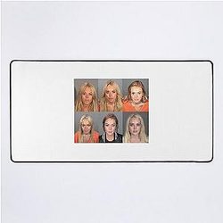 Lindsay Lohan Mugshot Desk Mat