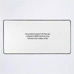 Rumors Lindsay Lohan Desk Mat
