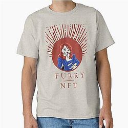 Fursona Lindsay Lohan Furry NFT - Die Lindsay Lohan Furry Tweet Classic T-Shirt