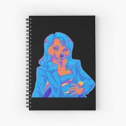 Lindsay Lohan Furry NFT fursona Lindsay Lohan Furry Tweet Spiral Notebook