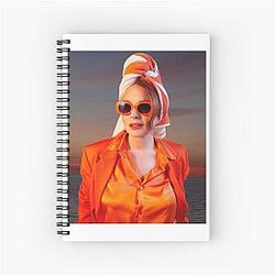 Lindsay Lohan in Interview Magazine Spiral Notebook