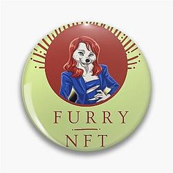 Fursona Lindsay Lohan Furry NFT the Lindsay Lohan furry tweet Pin