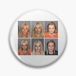 Lindsay Lohan Becherhots Pin