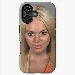 Lindsay Lohan Iconic Mugshot iPhone Tough Case