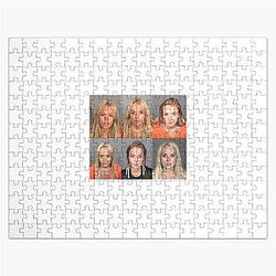 Lindsay Lohan Mugshot Jigsaw Puzzle