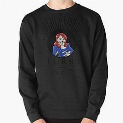 Fursona Lindsay Lohan Furnier NFT Die Lindsay Lohan Sweatshirt mit Fellfutter