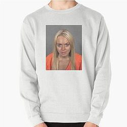 Lindsay Lohan 상징적인 mugshot Pullover 스웨터