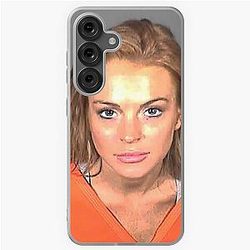 Lindsay Lohan Mugshot Samsung Galaxy Case