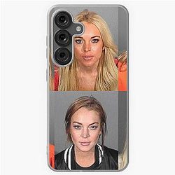 Lindsay Lohan Mugshot Funny Soft Case for Samsung Galaxy