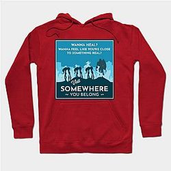 Somewhere I belong Hoodie TP0509