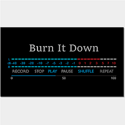 Play - Burn it Down Poster TP0509