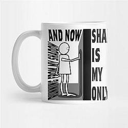 running from my shadow.linkin park Mug TP0509