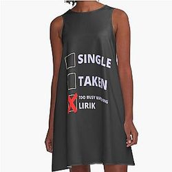 Lirik Funny A-Line Dress