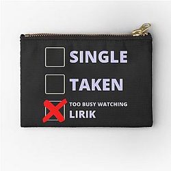 Lirik Funny Single Zipper Pouch