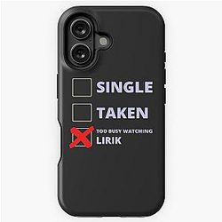 Lirik Funny Single iPhone Tough Case