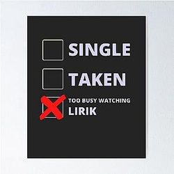 Lirik Single Taken Poster