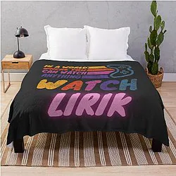 Lirik Twitch Streamer Throw Blanket