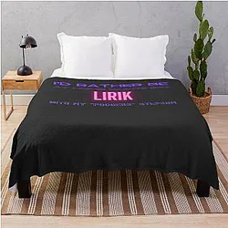 Lirik's Pogger Stepson Twitch YouTube Content Creator Throw Blanket