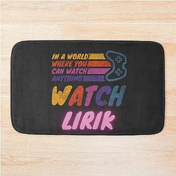 Watch Lirik twitch streamer YouTuber Bath Mat